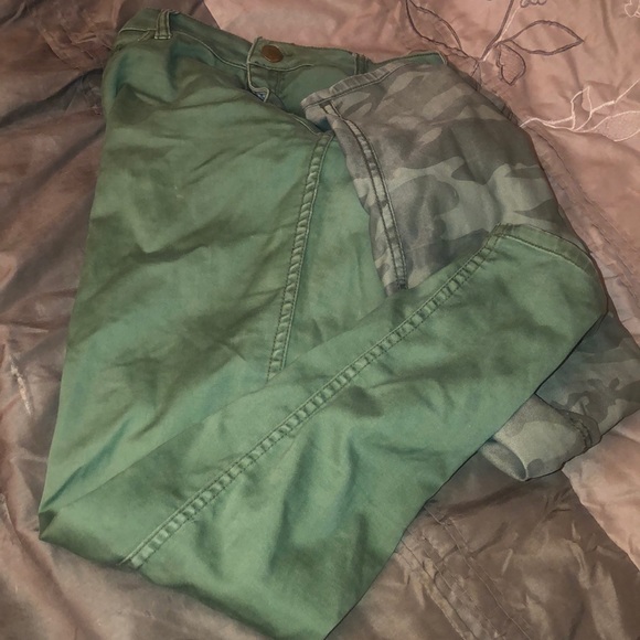 Reversible camouflage skinny  pants - Picture 5 of 7